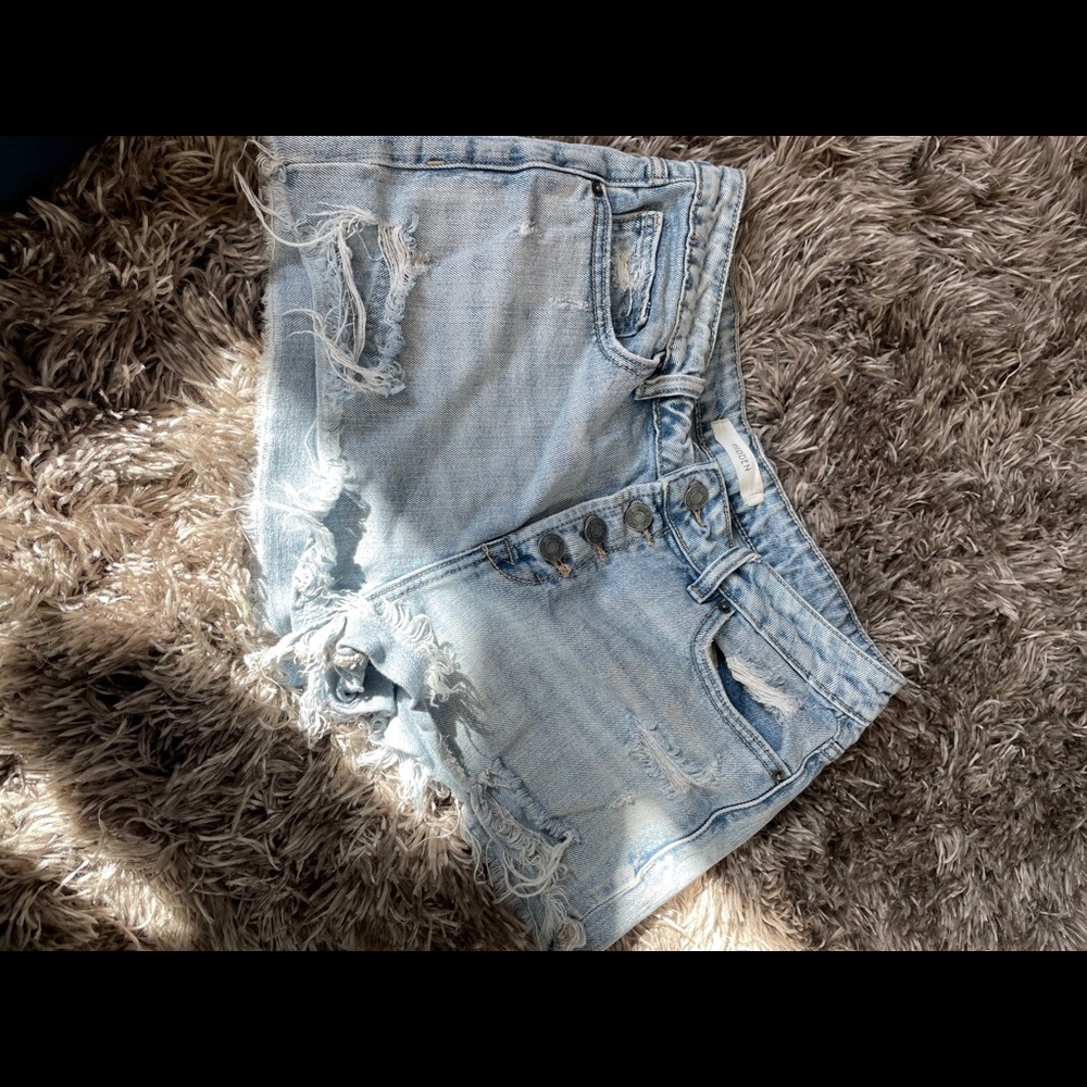 Denim shorts